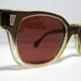 Vintage Sunglasses Mens Brown Fade Horn Rim Glasses.