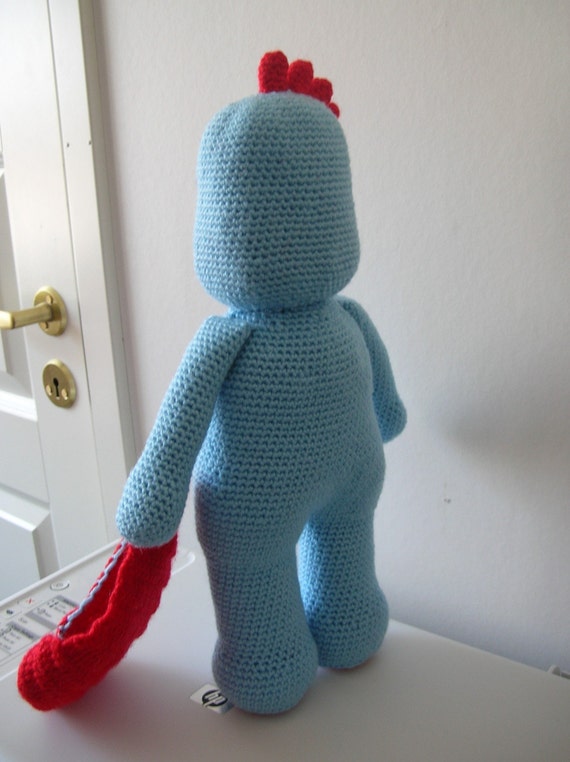 Iggle Piggle - PDF crochet pattern from Fjukten on Etsy Studio