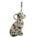 Dalmatian Jasper and Sterling Silver, Dalmatian Dog Pendant, pdalj1848