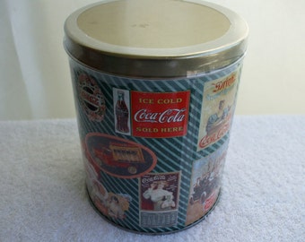 Coca Cola Brands Puzzle in Tin, Never Opened, Various Coke Signs