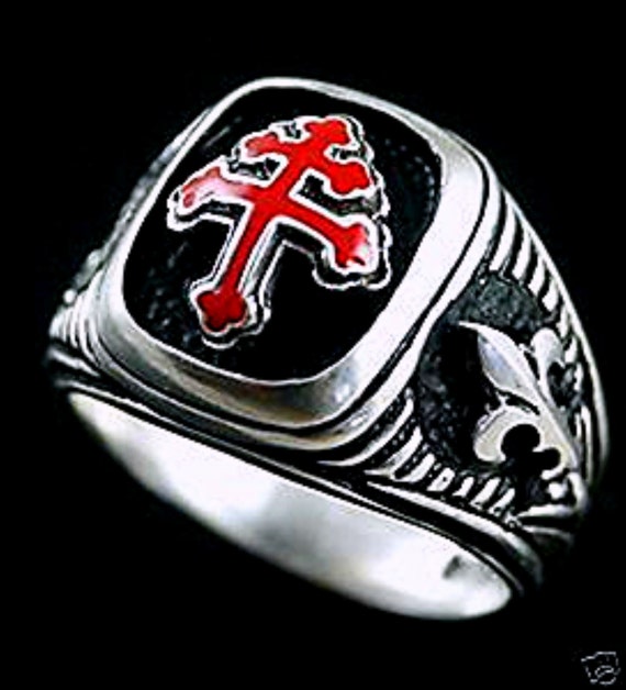 Items similar to Special forces Cross of Lorraine ring