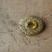 vintage filigree brooch / 1920s jewelry / SATSUMA
