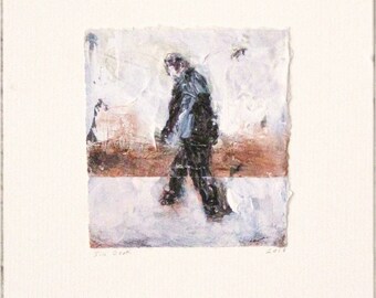 Walk - Original mixed media Painting