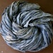 FADED GLORY - BLUE Hand-dyed Wide Muslin Rag Yarn (90yds)