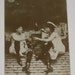 Vintage French Postcard Two Women on a Rooftop Smoking Pipes and Drinking Wine