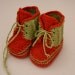 Knitting PATTERN (PDF file) BABY TWIST Booties (0-6/6-12 months)