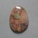 BUTTERFLY JASPER freeform cabochon 30X41mm designer cab, lapidary, wirewrap, jewelry