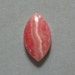 Reserved Listing pink RHODOCHROSITE marquise cabochon 14X25mm freeform designer cab
