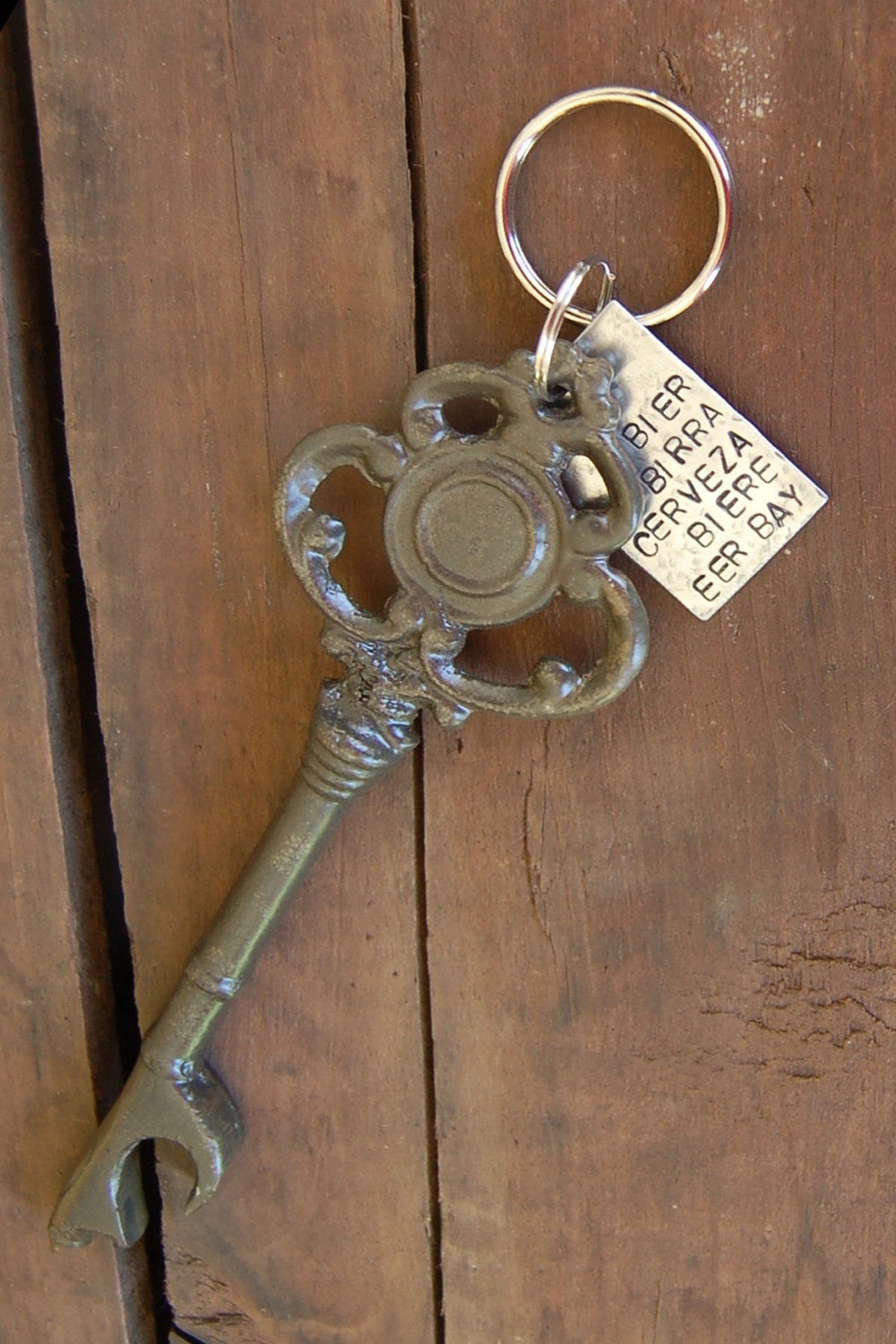 Skeleton Key Bottle Opener / Personalized Keychain