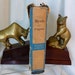 Vintage Mid Century Wall Streeet Stock Market Bookends Bull and Bear
