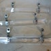 Vintage Lucite Sliding Door Handles Two Remaining PAIR