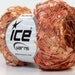 Last Ones Beautiful Salmon and White Butterfly Novelty Yarn by Ice Yarns 1.50 USD