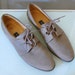 80's Taupe Soft Lace Up Oxfords 7
