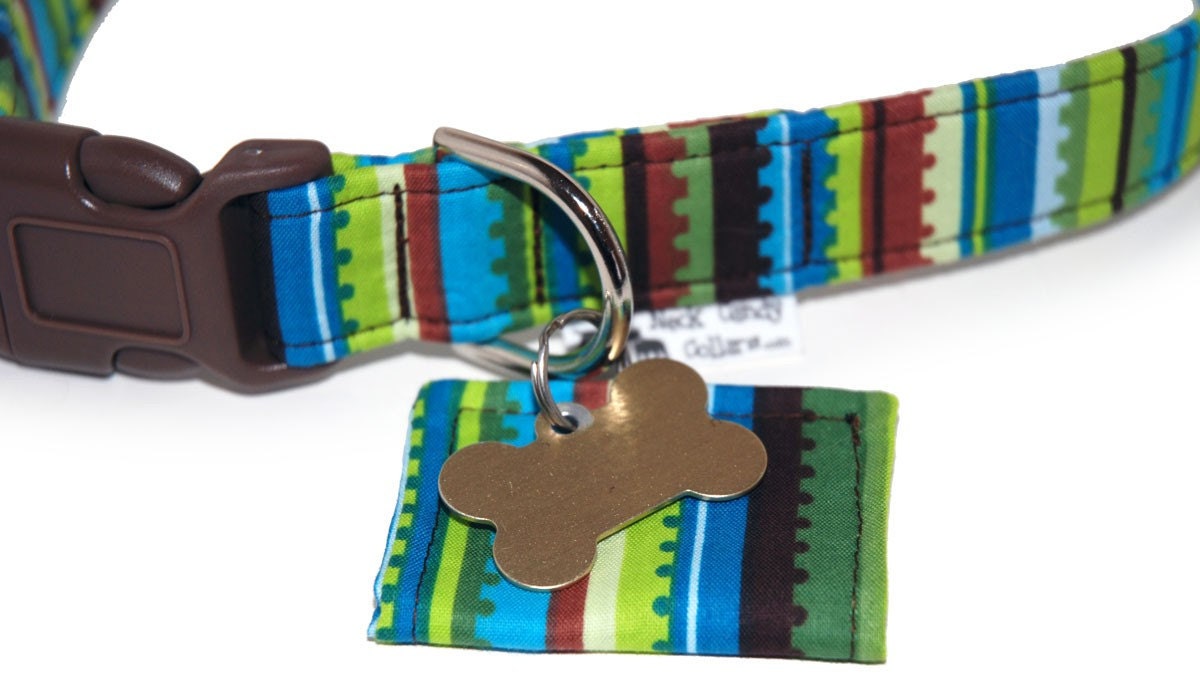 Items similar to Neck Candy Collars' Dog Tag Pouch on Etsy