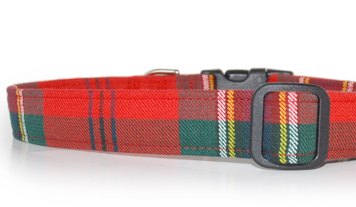 MacLean Authentic Scottish Tartan Dog Collar