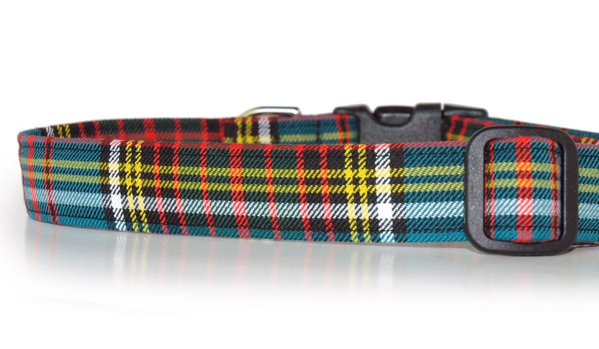 Anderson Tartan Authentic Scottish Tartan Dog Collar