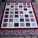 SALE 20% DISC Simply PATRIOTIC 54x60 red white blue quilt