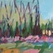 Original Landscape with Trees: Glimpse, Illinois Field