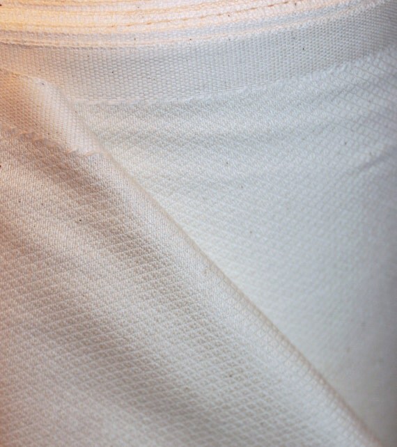 3 Yards Organic Unbleached Birdseye Cotton Fabric