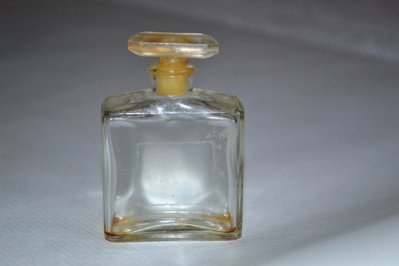 Vintage Chanel Perfume Bottle with glass stopper