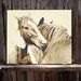 Canvas Sale, Large Canvas Photo, Horse Art, Large Art, Horse Photography, Sepia