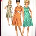 vintage 60's Simplicity 6985, UNCUT, Dress in Half-Sizes, size 16 1/2, bust 37