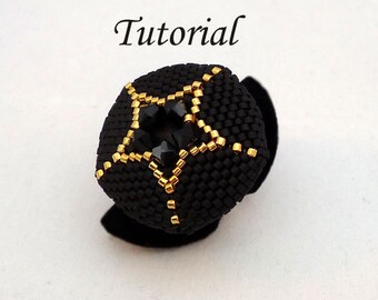 Tutorial Your Own Star Ring - Beading pattern pdf