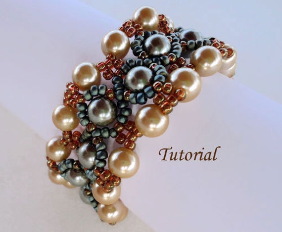 Items Similar To Tutorial Pearl Princess Bracelet On Etsy