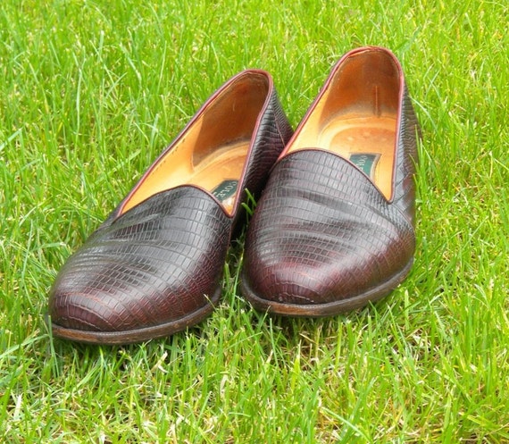 cole haan alligator loafers