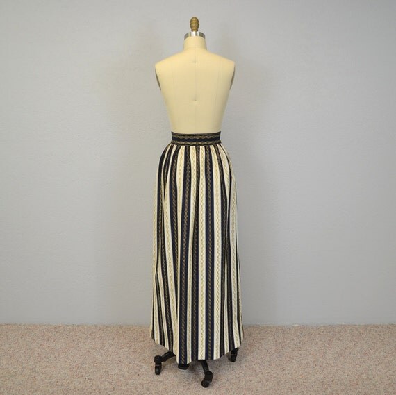 nautical maxi skirt