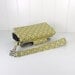The Errand Runner - Cell Phone Wallet - Wristlet - Yellow Circles and Diamonds on Gray/Yellow