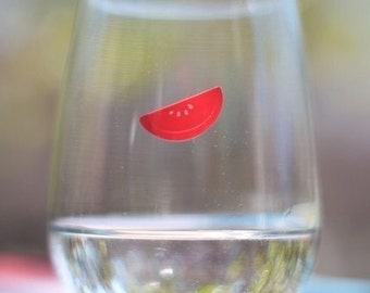 Glass Tatz - Picnic (wine glass clings)