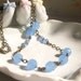 Blue Necklace, Blue Glass Bead Necklace, Beaded Jewelry, Handmade Jewelry, Fashion Jewelry