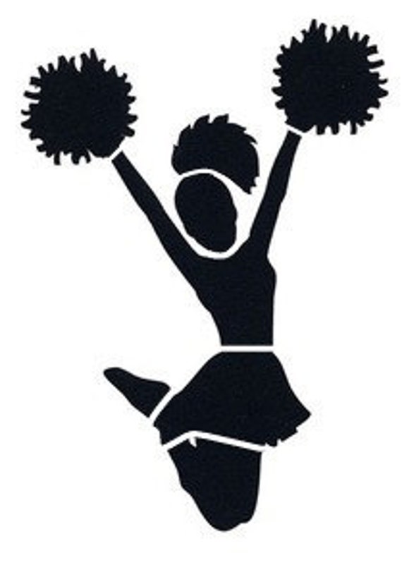 Items similar to Cheerleader Stencil on Etsy