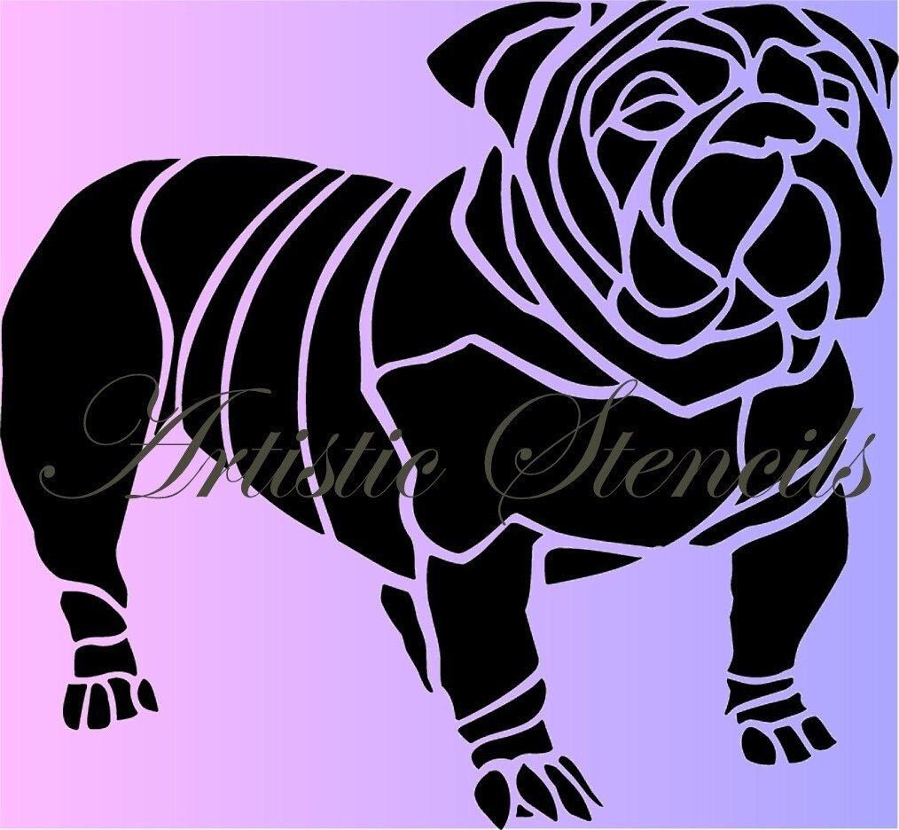 Bulldog STENCIL 10 X 10