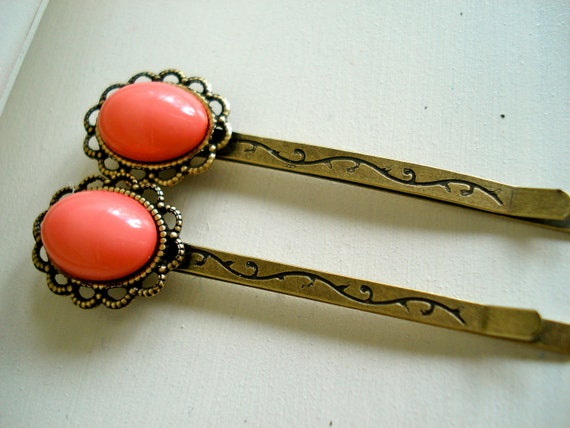 Items Similar To Vintage Inspired Bobby Pins On Etsy