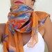 SALES 25% OFF nuno felted scarf -silk and soul-