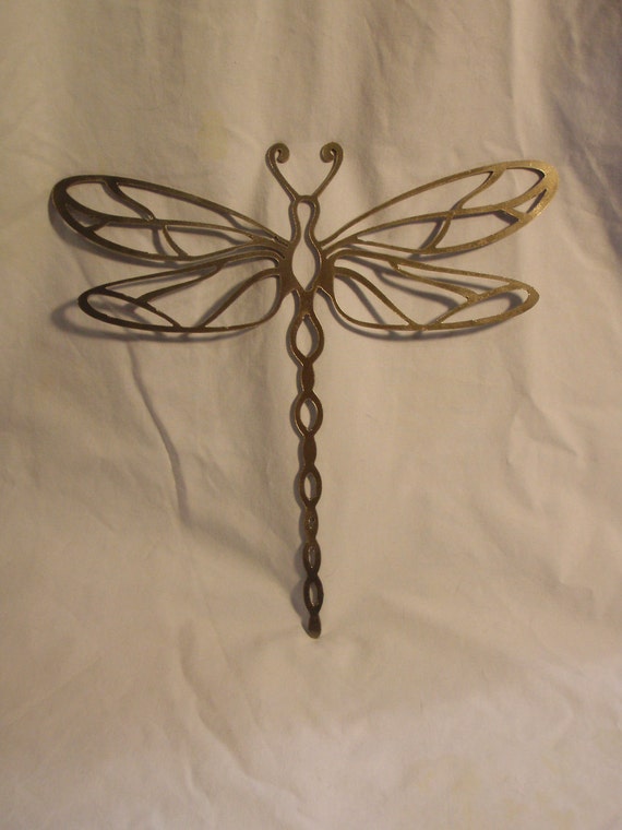 Items similar to Dragonfly Metal Wall and Garden Art on Etsy