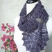 Blossomy Crocheted Mesh and Lace Scarf - FINISHED, WEARABLE SCARF