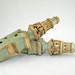 RESERVED for Sisters123......Vintage Salvaged Architectural Wood, Decorative Wood, Aqua and Cream Columns
