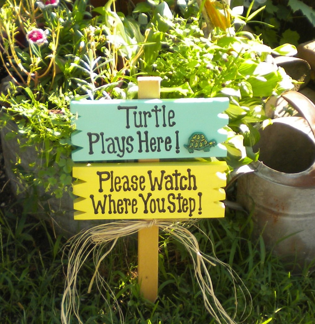 Yard Sign 287 Terrapin Station by HenwithaHammer on Etsy