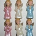 Vintage Small Praying Angels In Box
