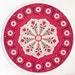 Vintage ROUND Retro Design Playing Cards 12 Piece
