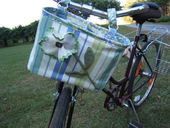 fabric bike basket