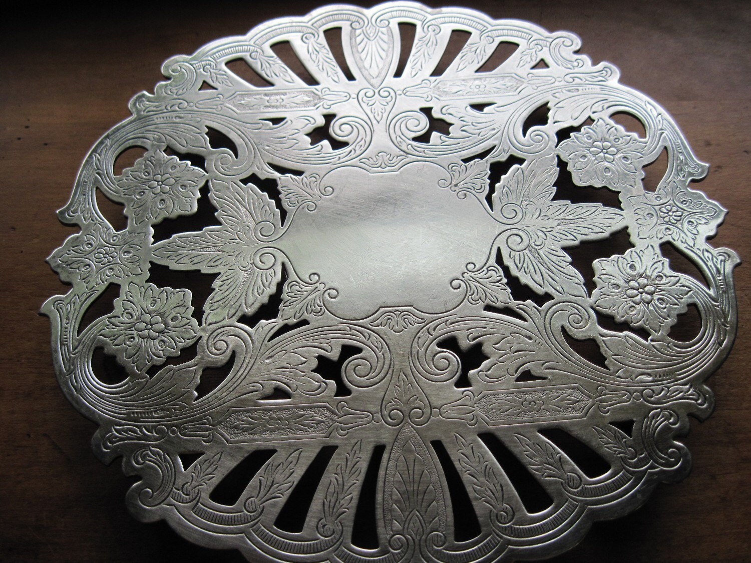 Vintage Wallace Silver plated Trivet