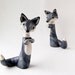 Gray Wolf Sculpture by Bonjour Poupette