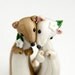 Weasel Wedding Cake Topper by Bonjour Poupette