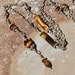 Tiger Eye Necklace, Brown, Sterling Silver, Natural Stone