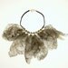WHEN I MET YOU-Silver Fabric Leather Necklace