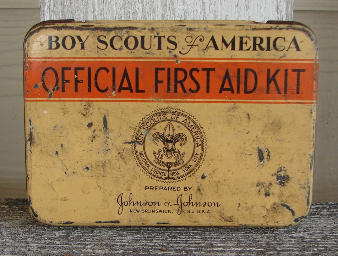 Boy Scout First Aid Kit with contents